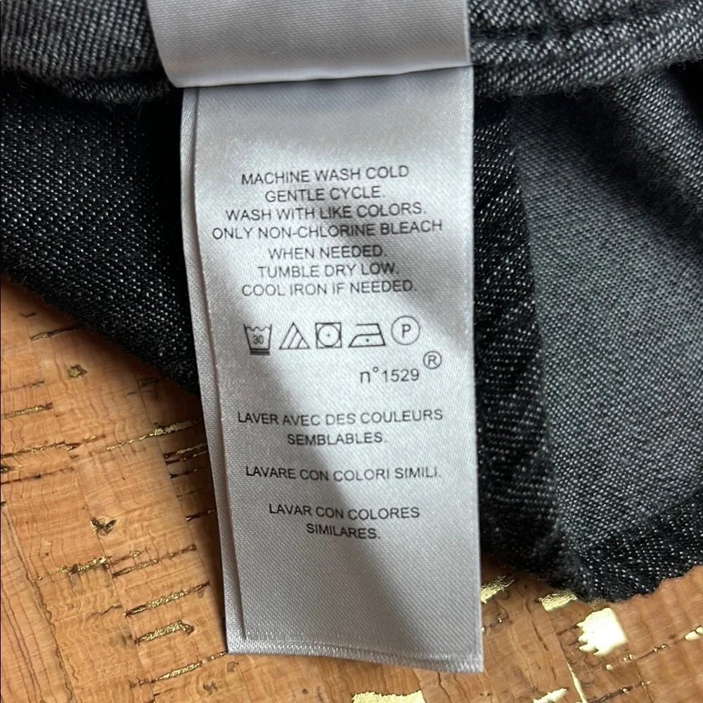 Lauren by Ralph Lauren Denim Pearl Snap Shirt Large - Picture 10 of 11